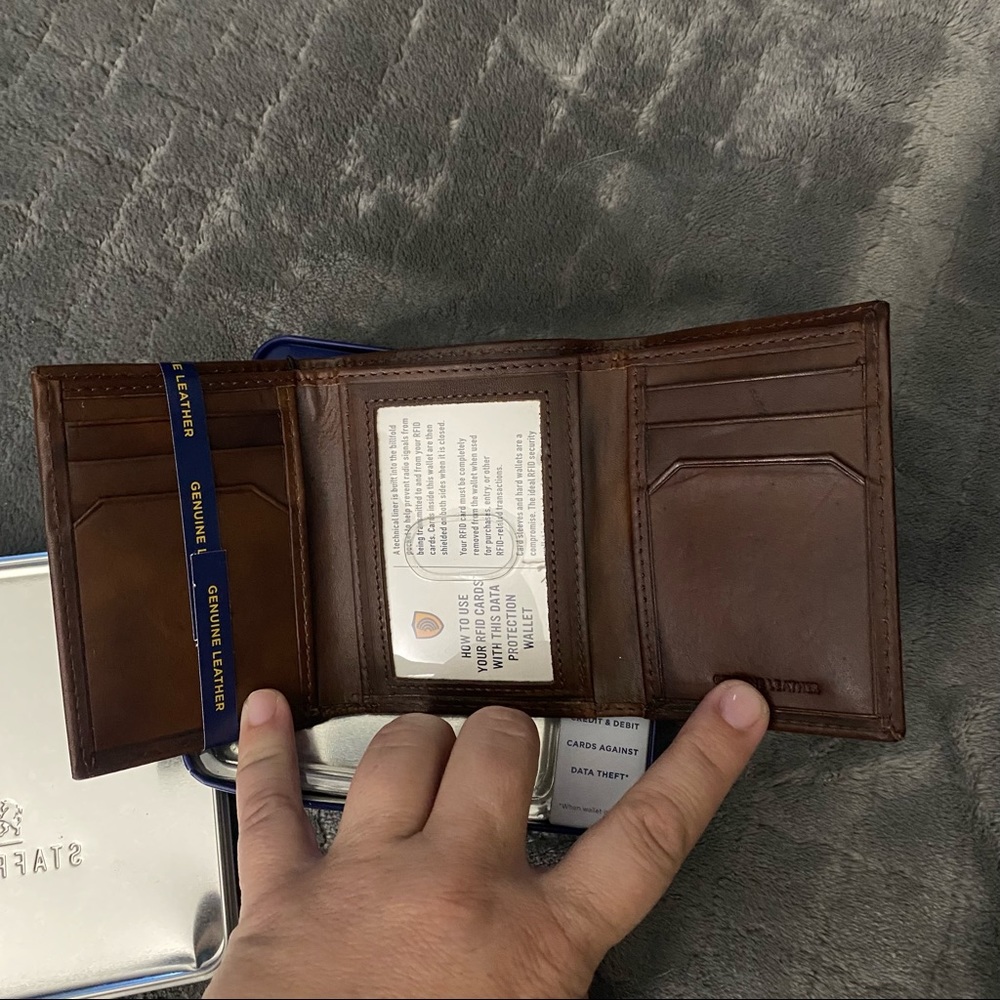Stafford leather wallet